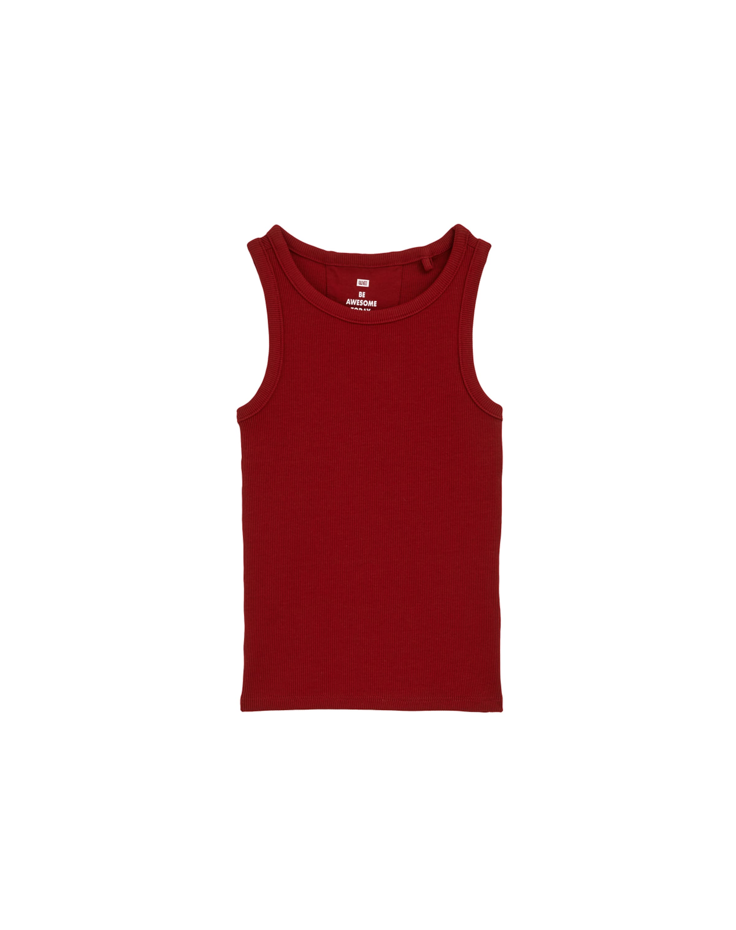 WE Fashion - Camiseta en rojo: frente