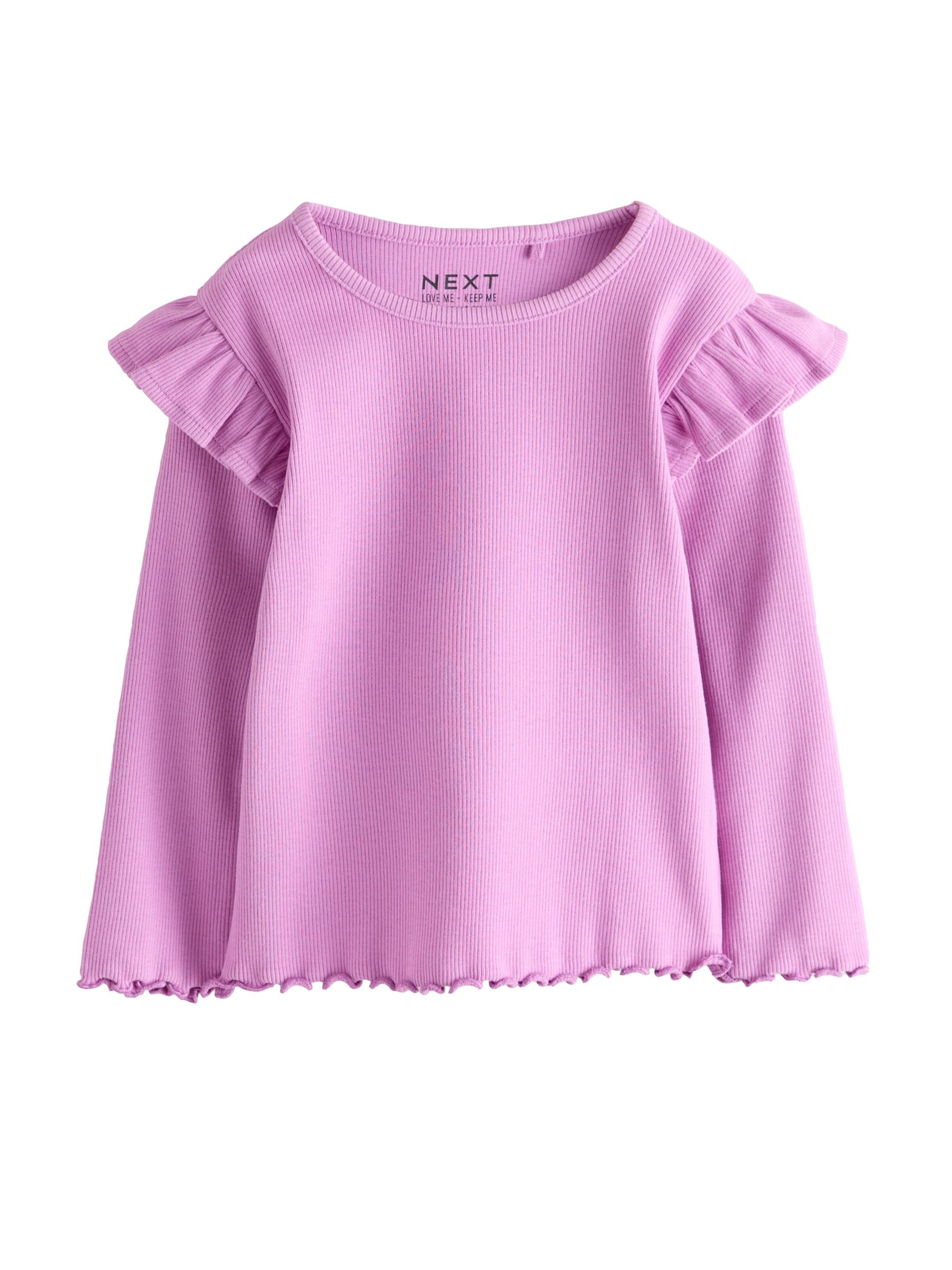 Next Shirt in Lila: Vorderseite