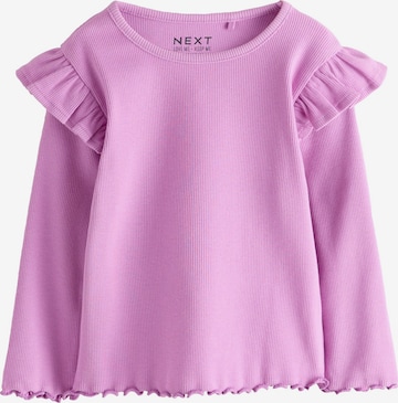 Next Shirt in Lila: Vorderseite