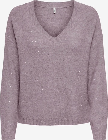 ONLY Pullover 'ONLArizona' in Lila: Vorderseite