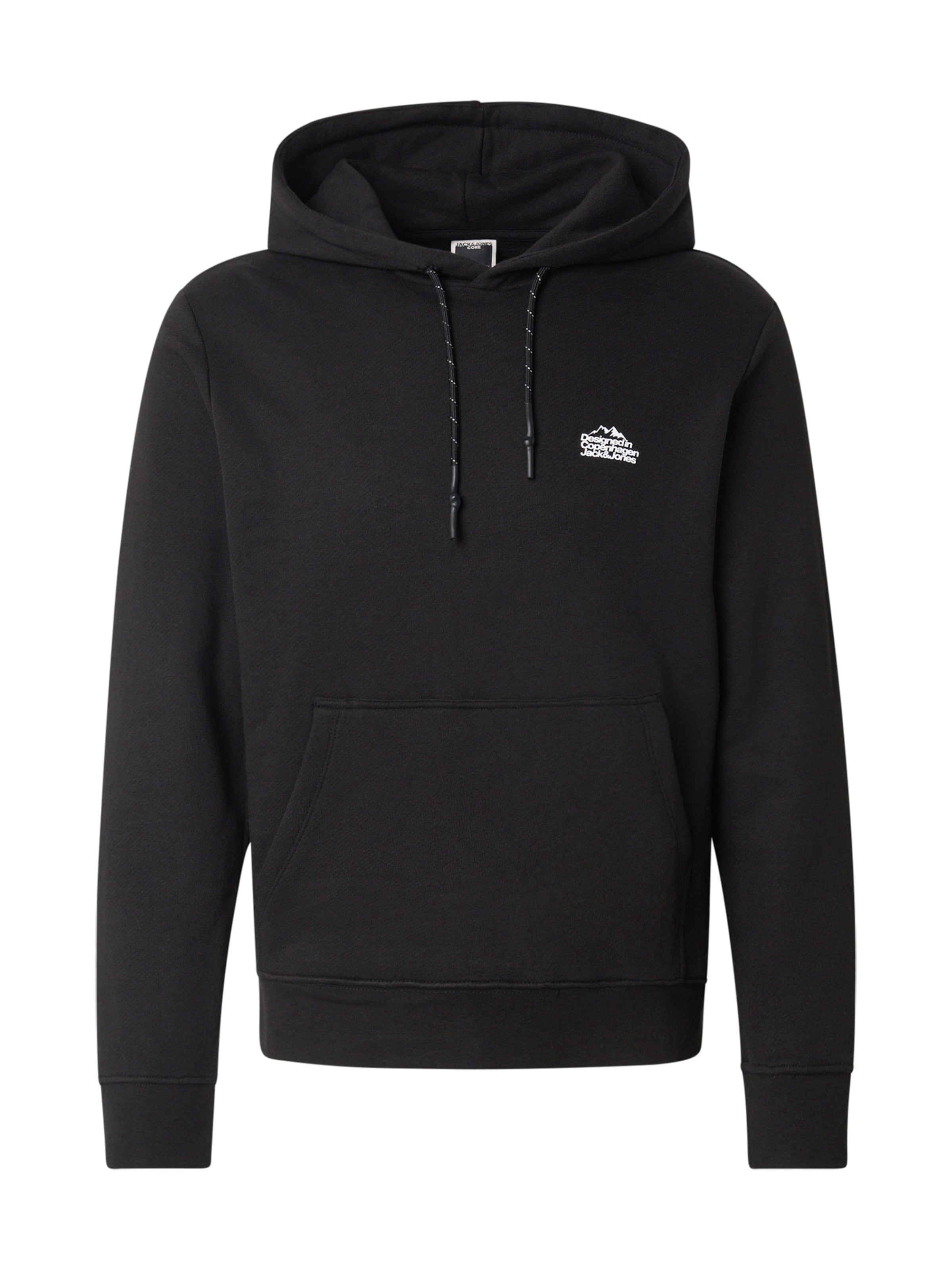 JACK & JONES Sweatshirt 'JCOFLARE' in Schwarz: Vorderseite