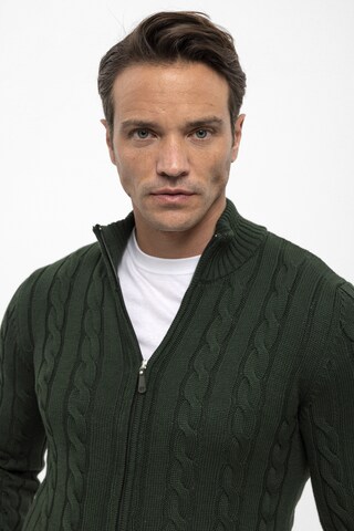 Felix Hardy Knit cardigan in Green