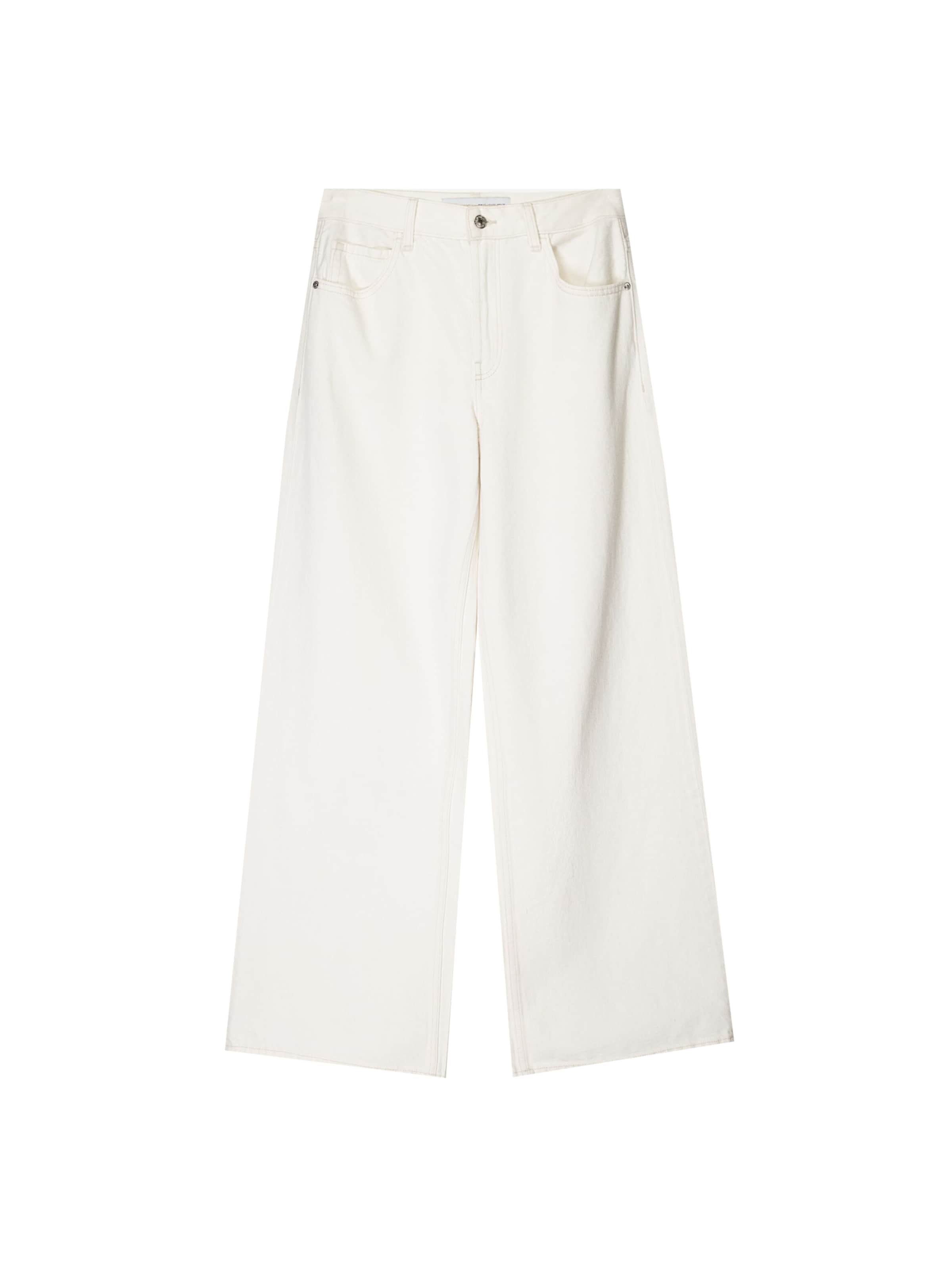 Jeans Bershka di colore offwhite, Visualizzazione prodotti