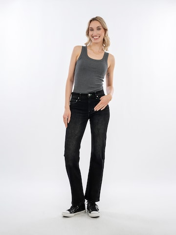 Coupe slim Jean 'Freyday' Suri Frey en noir