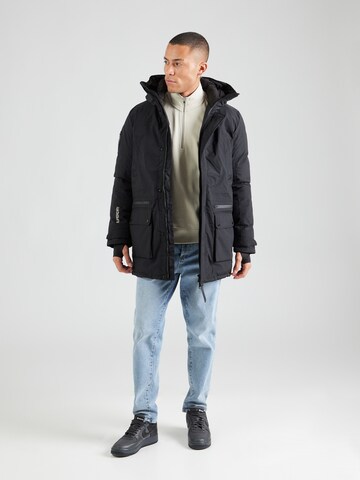 Superdry Winterparka in Zwart