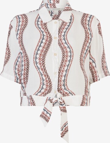 AllSaints Blouse 'LENI' in Wit: voorkant