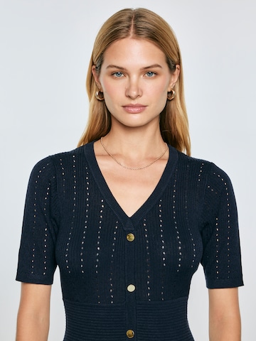 BIG STAR Gebreide jurk in Blauw