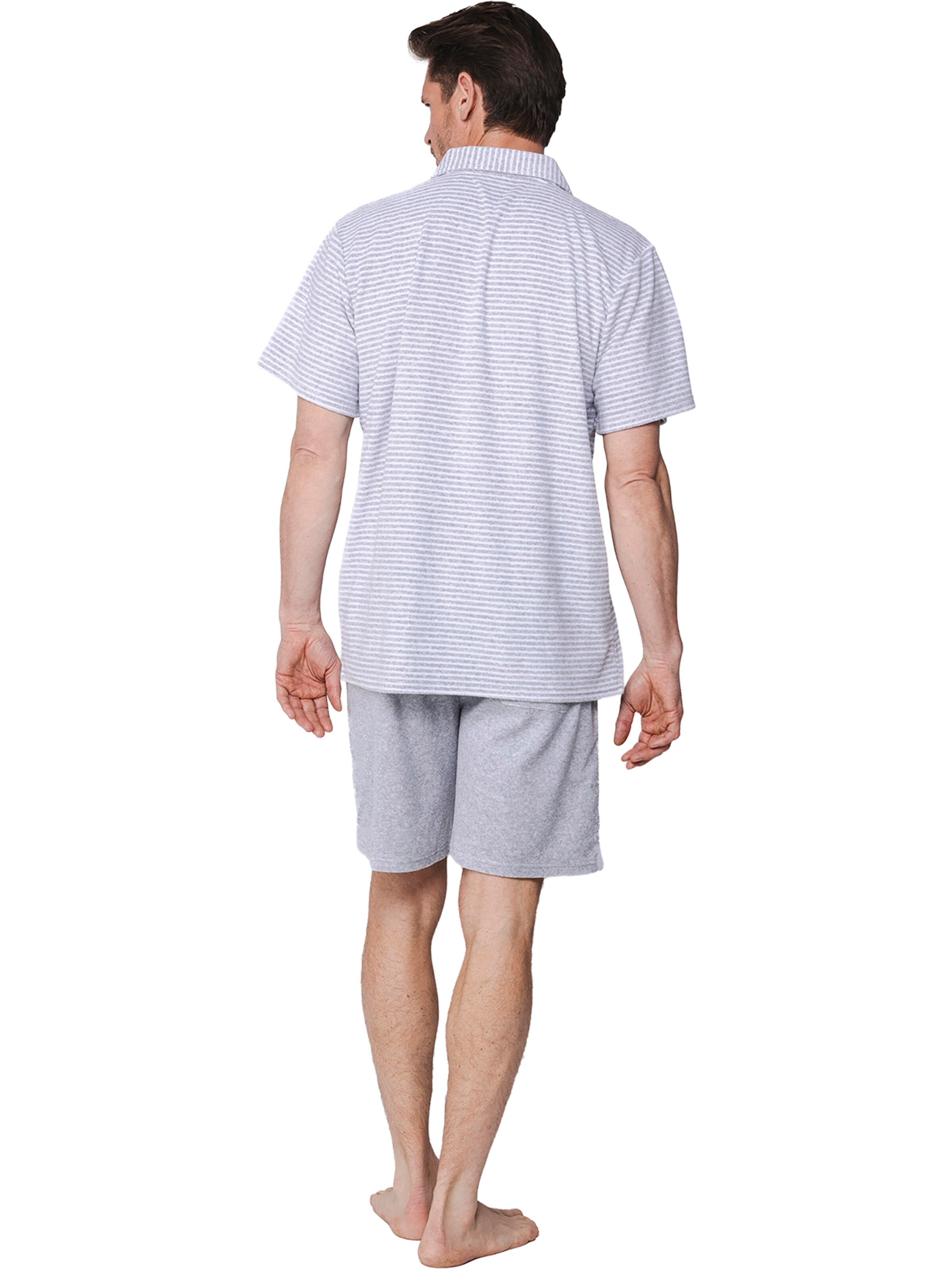 Pyjama court 'Shortama' Pastunette en gris