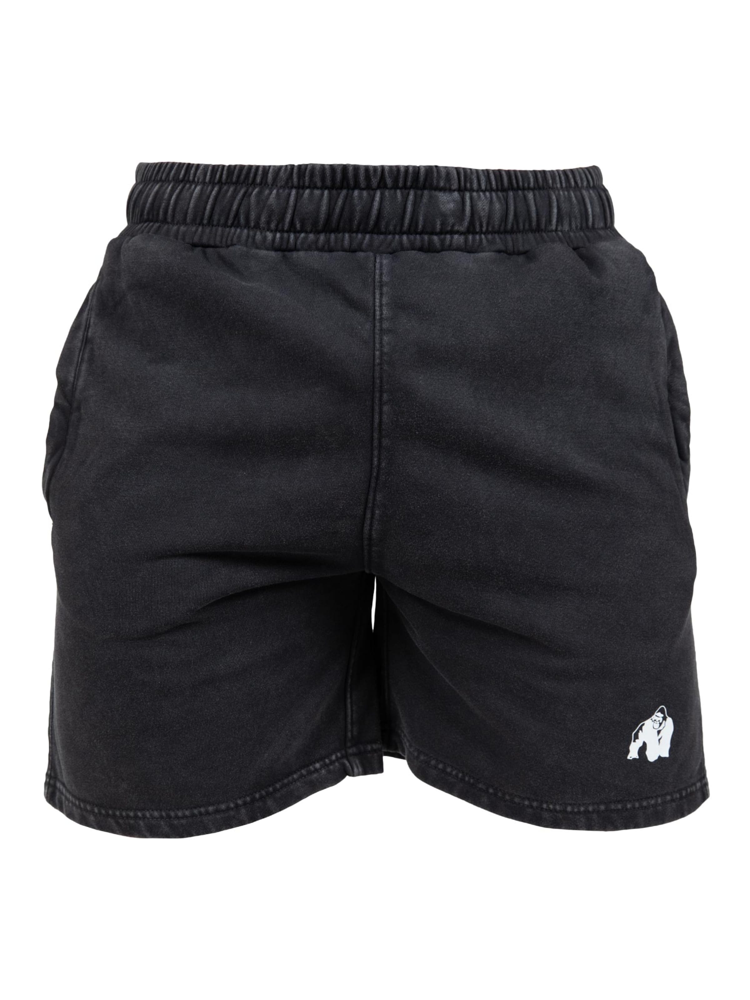 Gorilla Wear Regular Sportbroek 'Curtis' in Zwart: voorkant