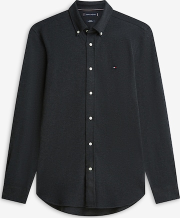 TOMMY HILFIGERKošulja - crna boja: prednji dio
