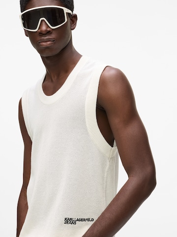 KARL LAGERFELD JEANS Pullover in Weiß
