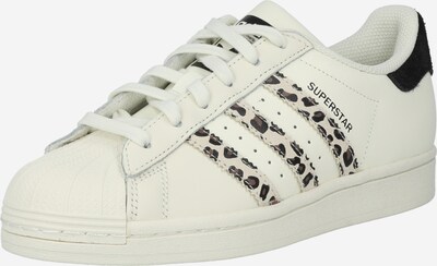 ADIDAS ORIGINALS Sneaker 'Superstar' in beige / dunkelbraun / schwarz / weiß, Produktansicht