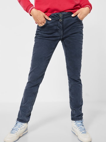 CECIL Slimfit Jeans 'Scarlett' in Blauw: voorkant