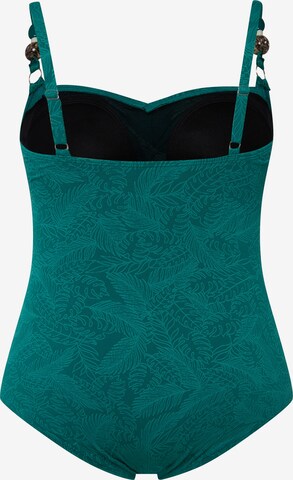 Ulla Popken Swimsuit in Green