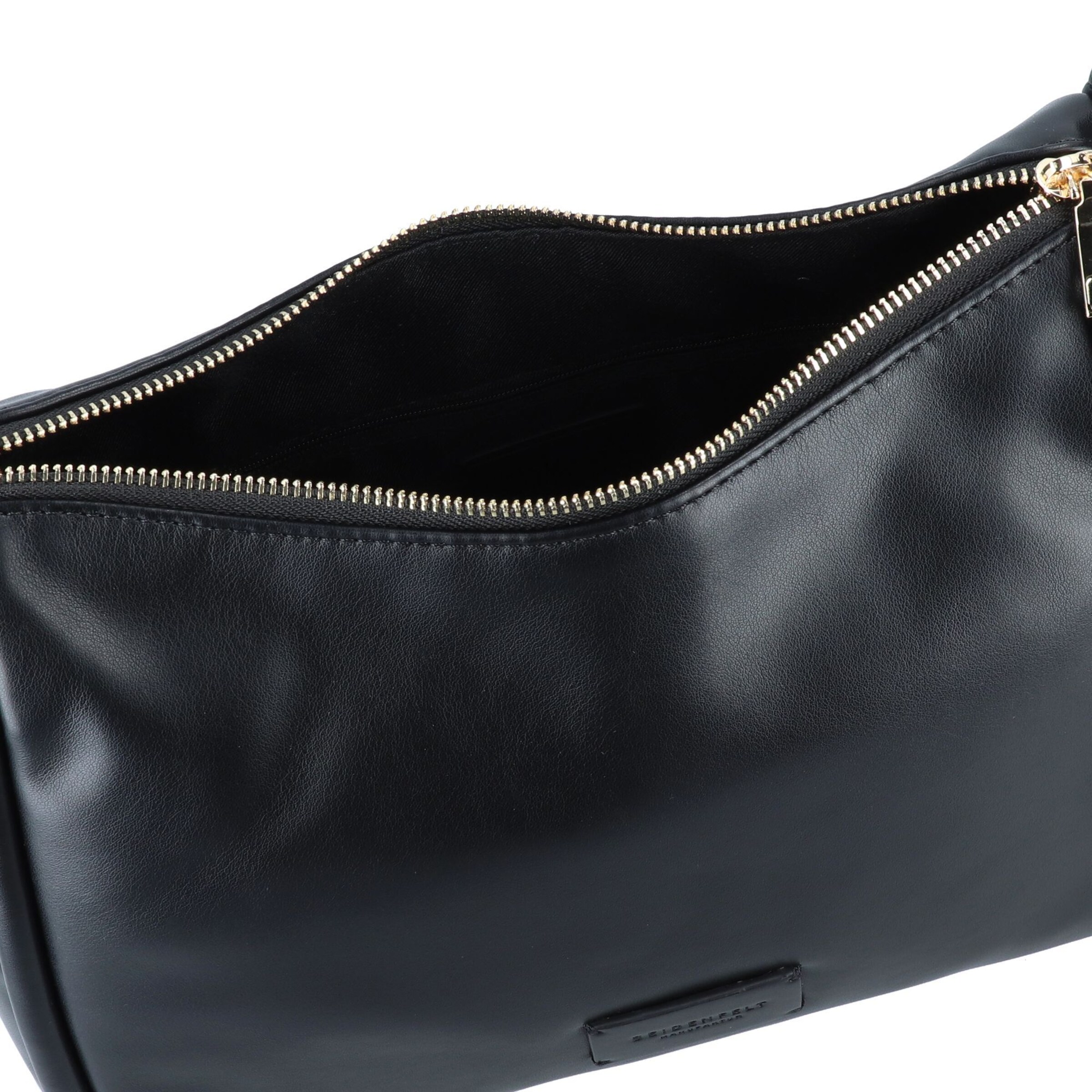 Seidenfelt Schoudertas 'Kaavi' in Zwart