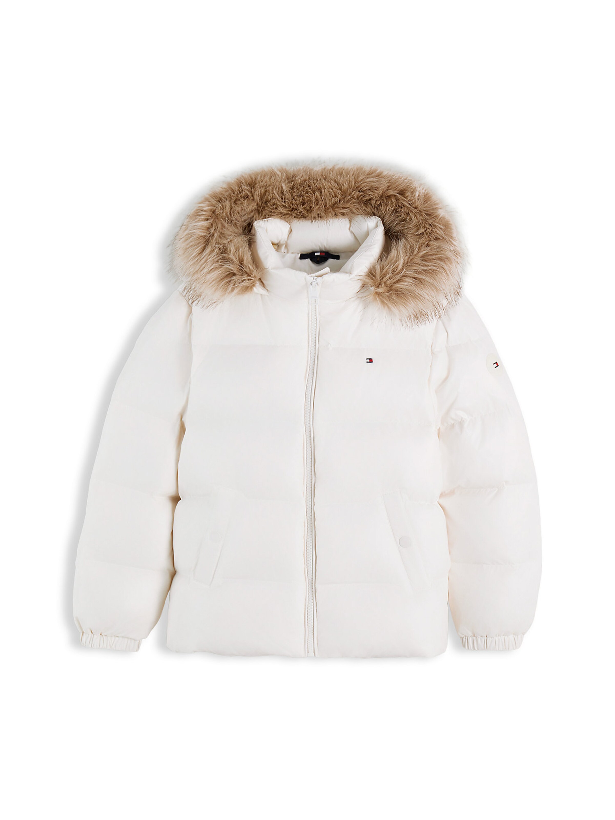 Veste d’hiver 'Essential' TOMMY HILFIGER en blanc : devant