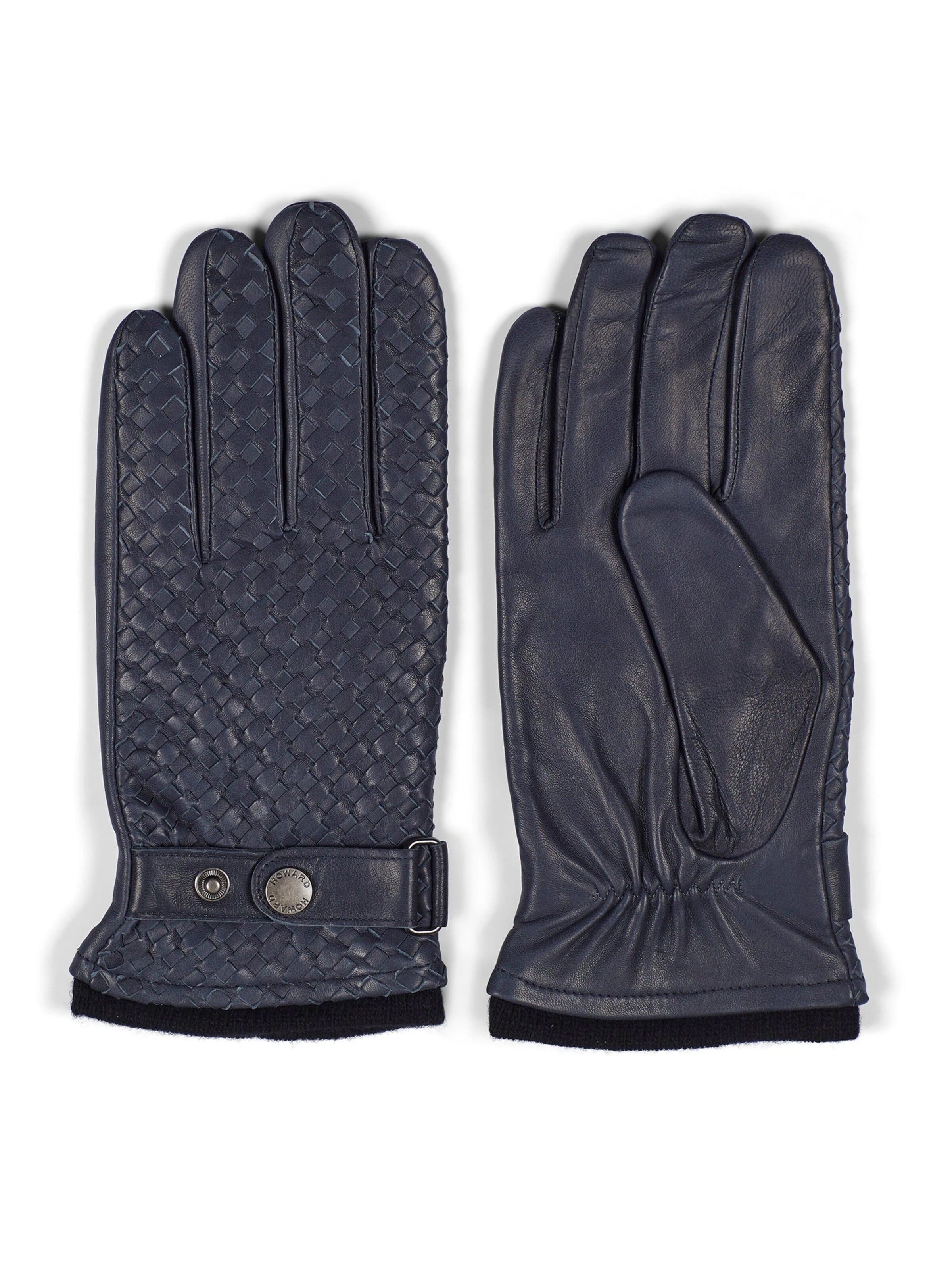 Howard London - Guantes con dedos 'Axel' en gris: frente