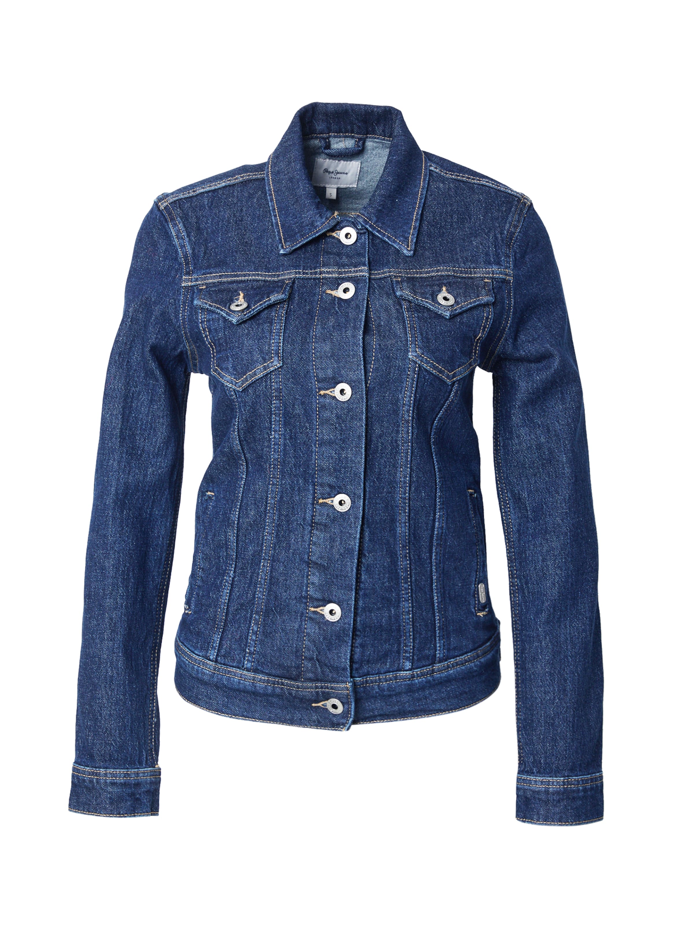 Geacă de primăvară-toamnă de la Pepe Jeans pe albastru: față