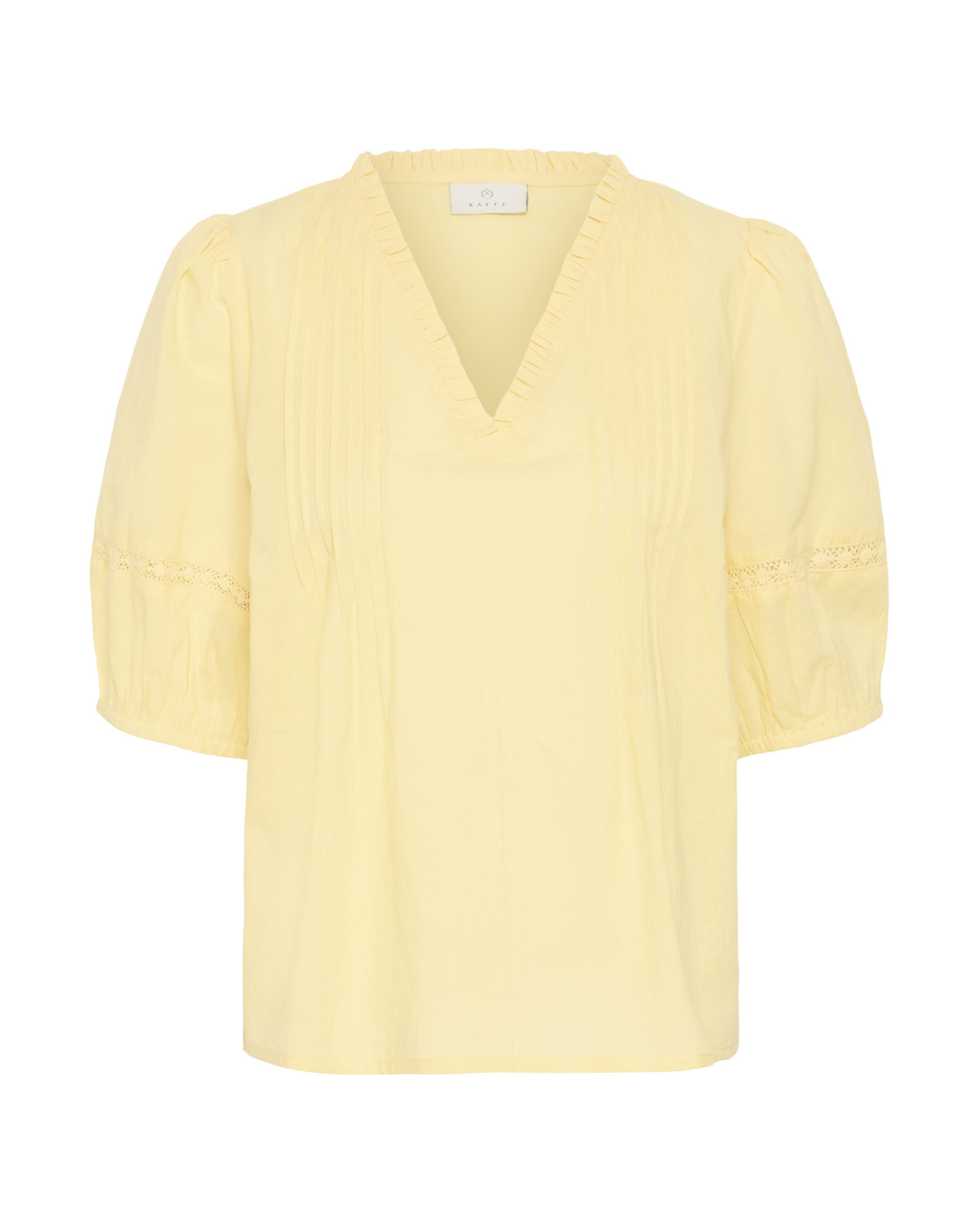 Kaffe Blouse 'KAValerie' in Geel: voorkant