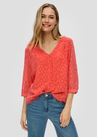 s.Oliver Blouse in Oranje: voorkant