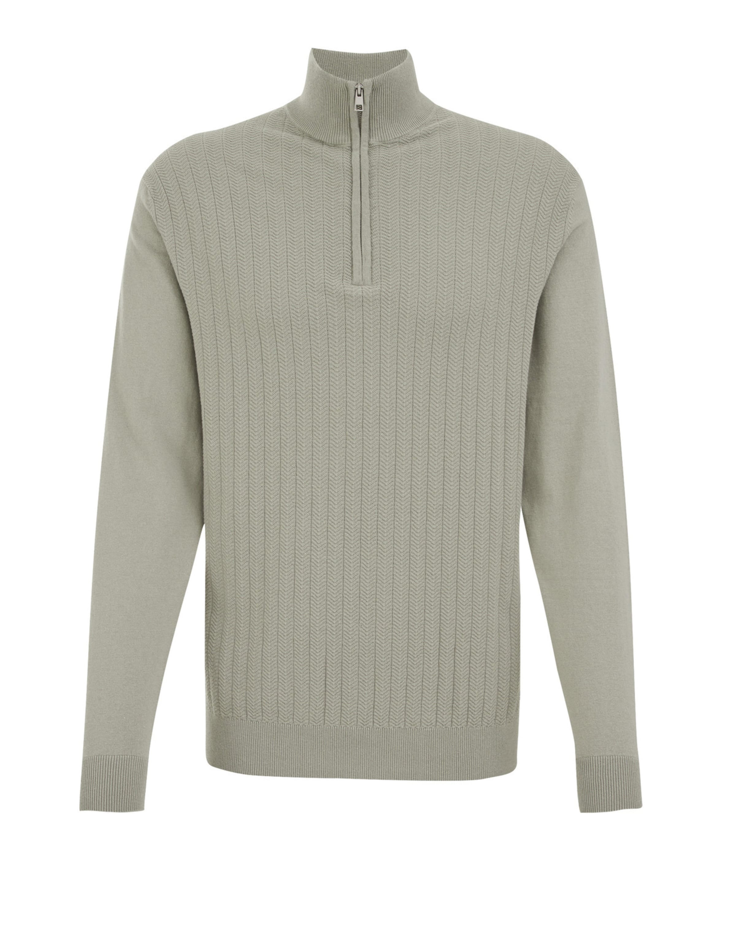 WE Fashion Pulover | zelena barva: sprednja stran