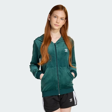Veste de survêtement ADIDAS ORIGINALS en vert : devant