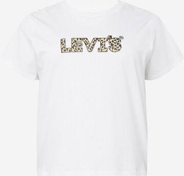 Tricou 'PL Perfect Tee' de la Levi's® Plus pe alb: față