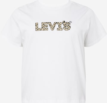 Levi's® Plus Shirt 'PL Perfect Tee' in White: front