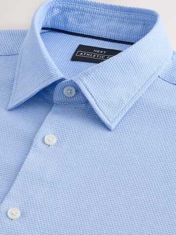 Next Přiléhavý střih Košile – modrá