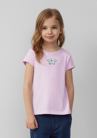 s.Oliver Shirt in Lila: voorkant