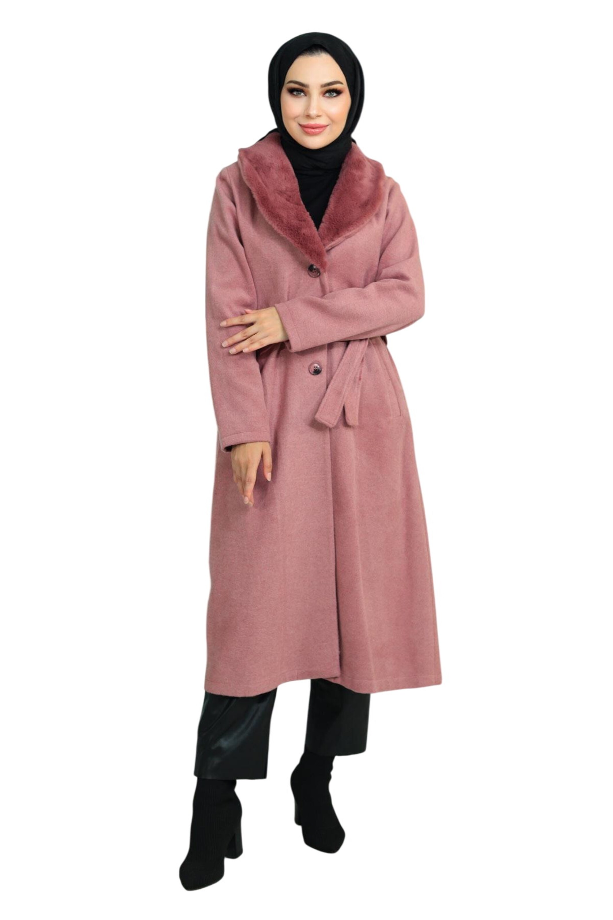 MODAMIHRAM Tussenmantel in Roze