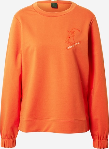 Bogner Fire + Ice Sportief sweatshirt 'RAFFAELA' in Oranje: voorkant