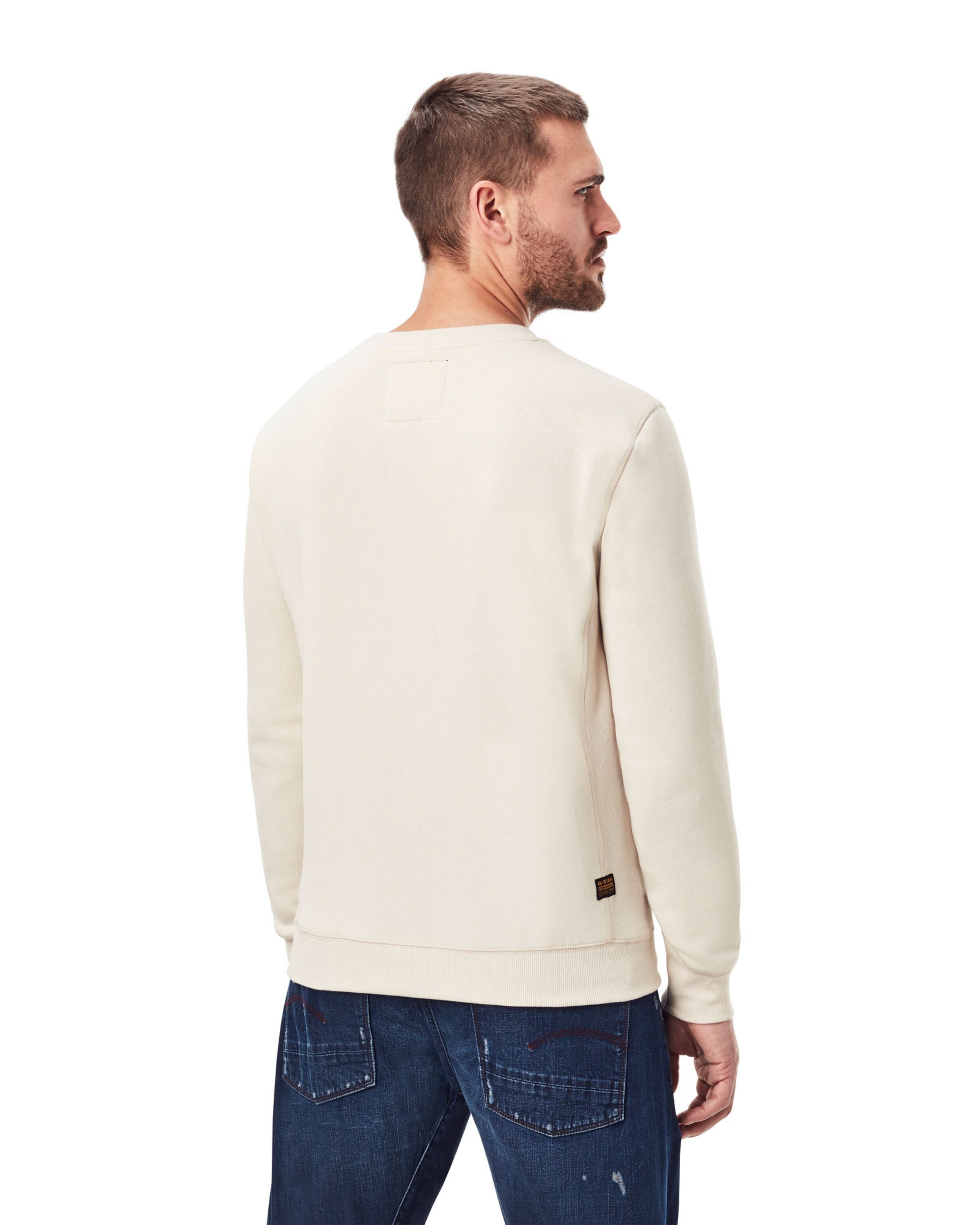 G-STAR Sweatshirt 'Premium Core' in White