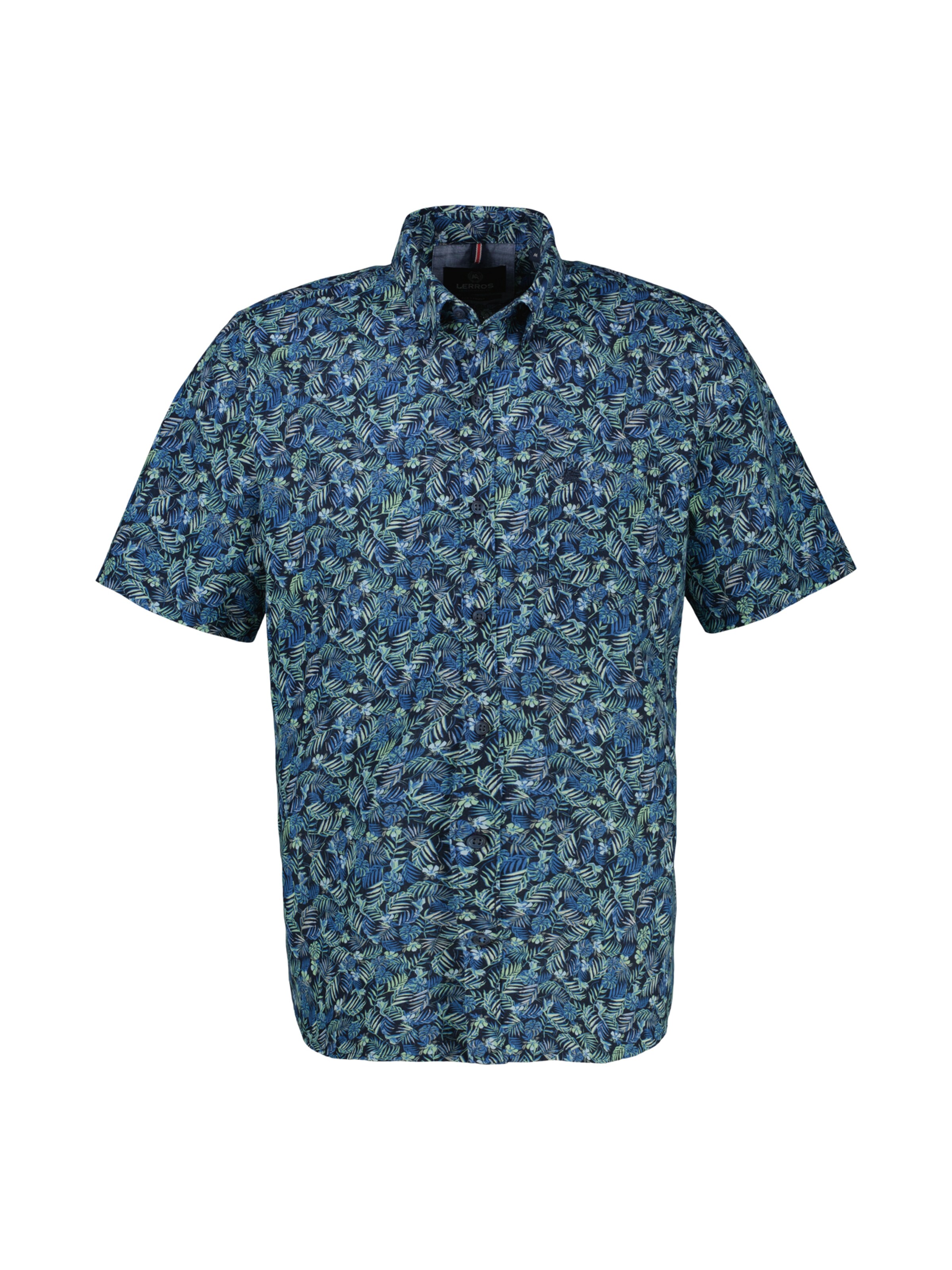 LERROS Regular fit Button Up Shirt in Blue: front