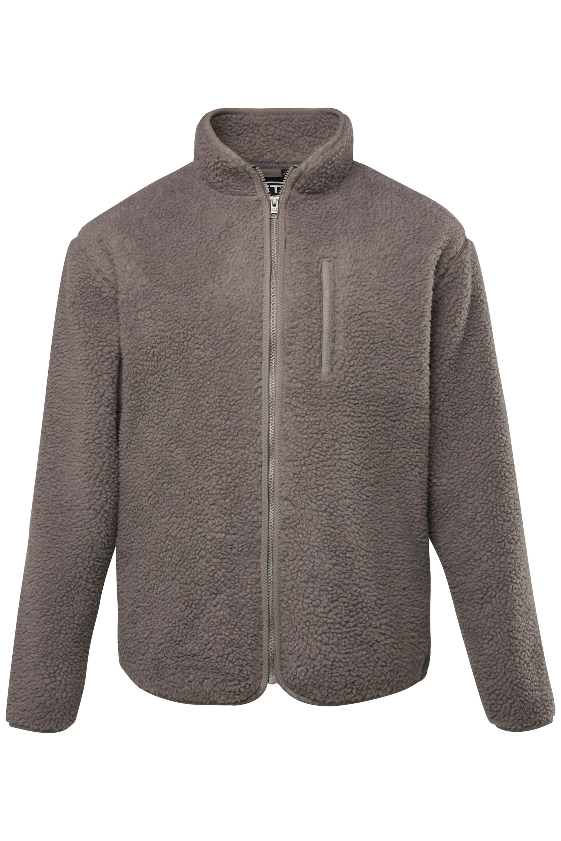 STHUGE Fleece jacket in Beige: front