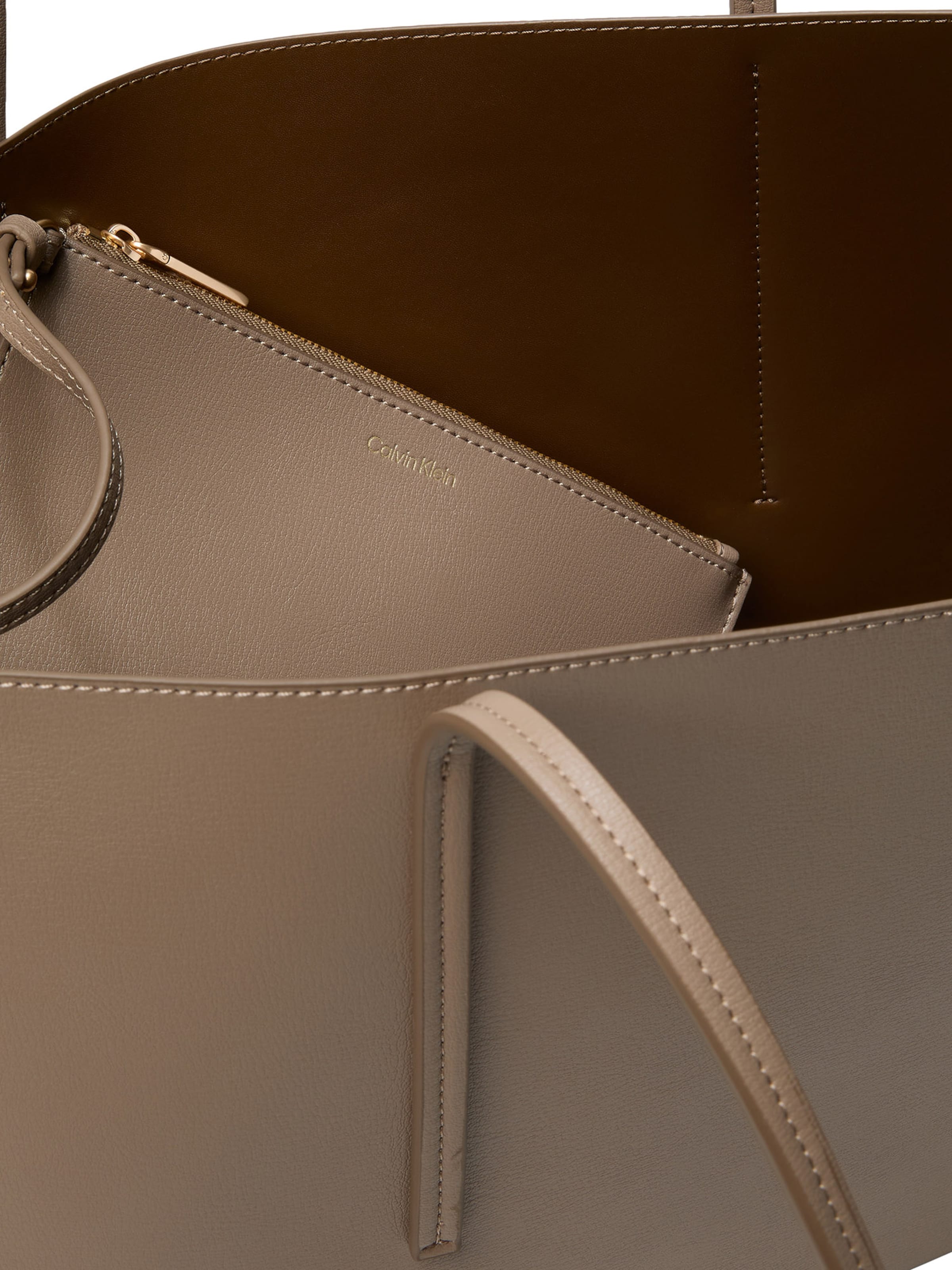 Cabas Calvin Klein en marron