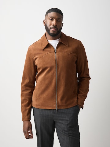 Next - Chaqueta de entretiempo en marrón: frente