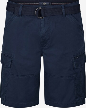 Petrol Industries - regular Pantalón cargo en azul: frente