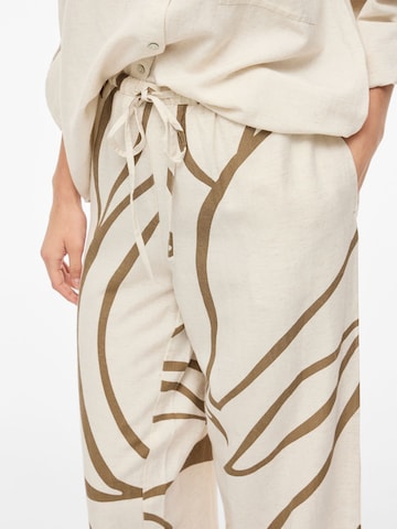 VILA Wide leg Broek 'VIPRISILLA' in Bruin