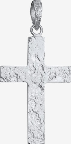 KUZZOI - Colgante 'Kreuz' en plata: frente