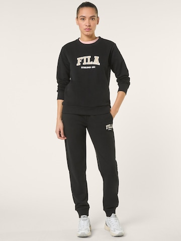 FILA Sweatshirt 'RIFREDI regular graphic crewneck sweatshirt'‌‌‌‌‌‌‌‌ in Schwarz