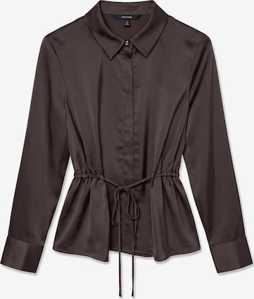 Chemisier 'RIVER' VERO MODA en marron : devant