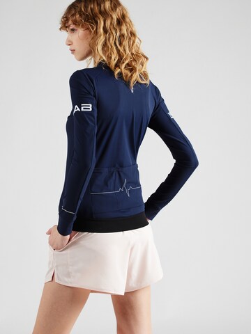 ELITE LAB Athletic Zip-Up Hoodie 'Bike Elite X1' in Blue