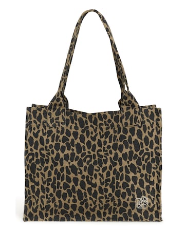 SAINT TROPEZ Shopper 'SZPansy' i brun: forside