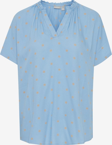 Fransa - Blusa 'FRKamma' em azul: frente