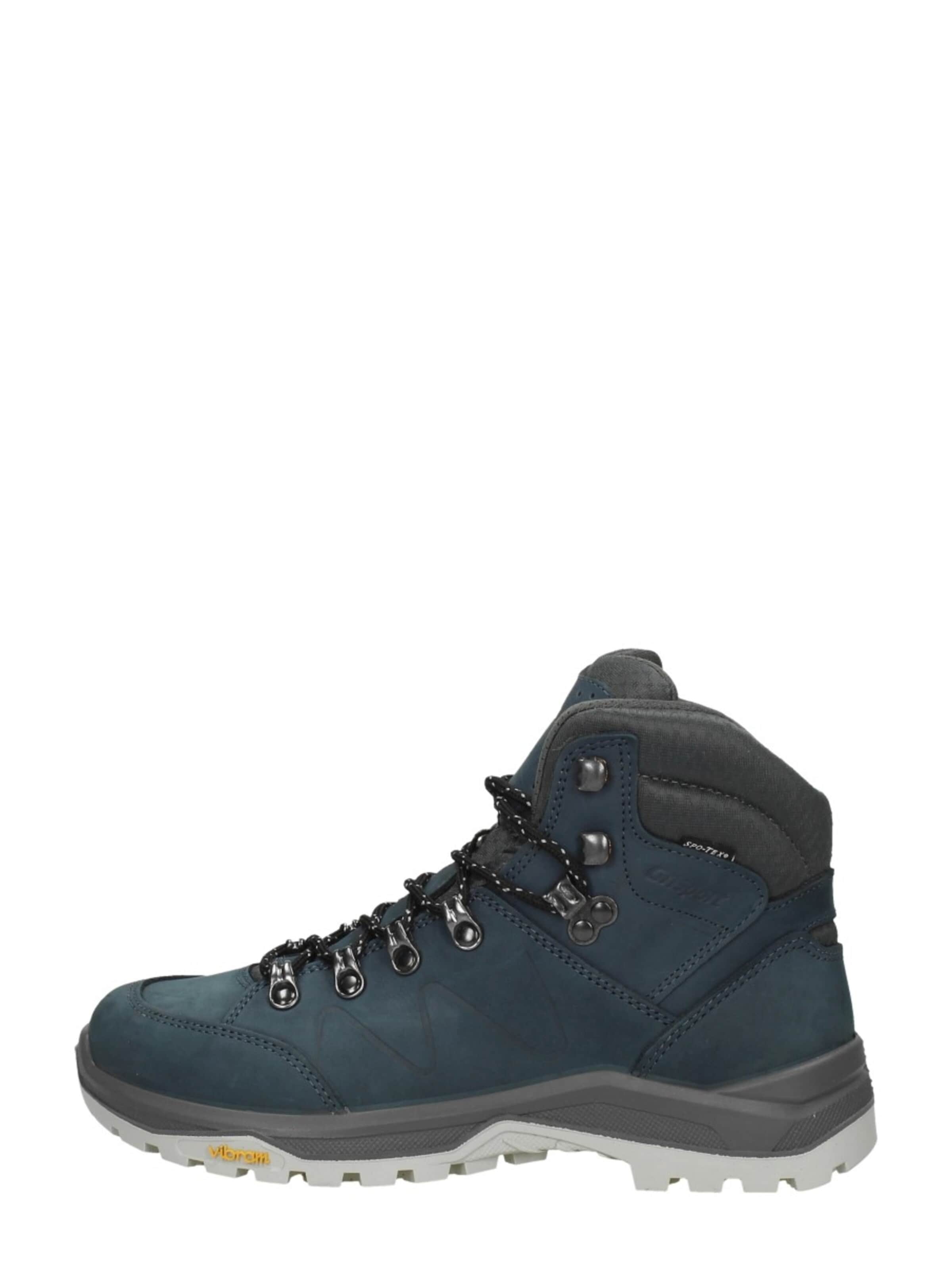 Grisport Lace-Up Boots 'GRI Boston Mid' in Blue: front