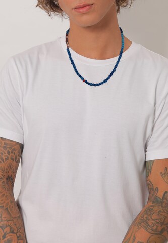 KUZZOI Ketting 'Boho' in Blauw: voorkant