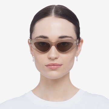 LE SPECS Sunglasses 'Hypnosis' in Beige