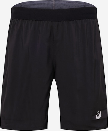 ASICS Workout Pants 'ROAD' in Black: front