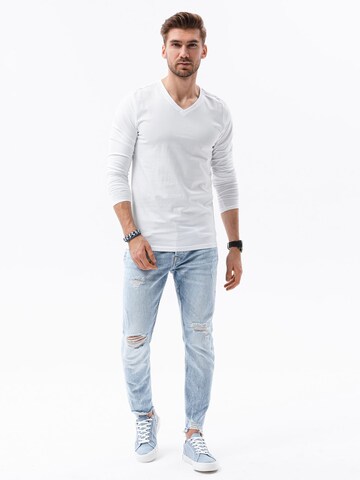 Ombre Shirt 'L136' in Weiß